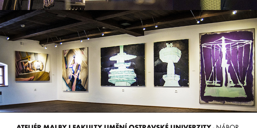 Komentovaná prohlídka s autory výstavy Malby I. FU OU zakončená workshopem Františka Balabána v Galerii Sýpka ve Valašském Meziříčí