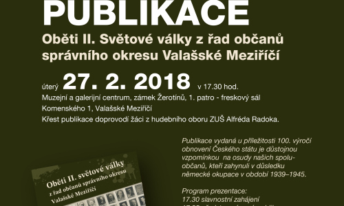 Beseda i veřejná prezentace knihy v Muzejním a galerijním centru