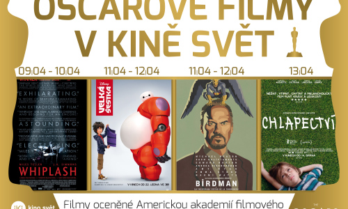 Oscarem ověnčené snímky v kině Svět